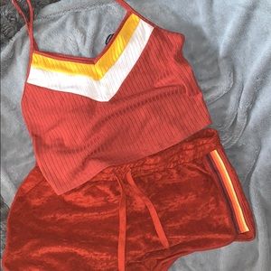 Crop Top & Shorts Set